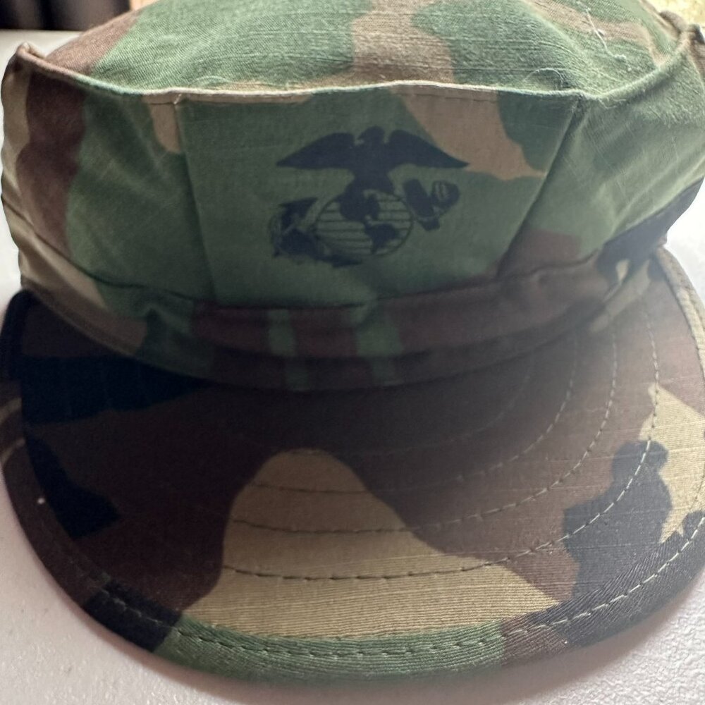Vintage USMC Camo Cap XS – 2002 Marine Hat MCX 29 Palms Military - Picture 2 of 5